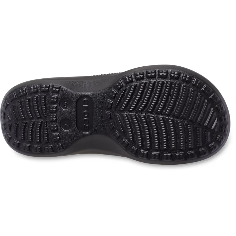Crocs Womens Saturday Platform Sandal Black
