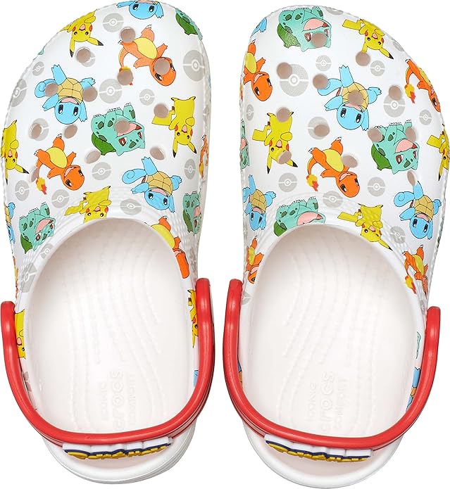 Crocs Kids Classic Pokemon Clog White Multi