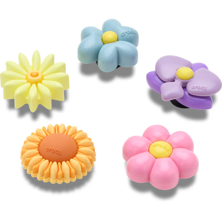 Jibbitz Pack - Puffy Flower 5 Pack