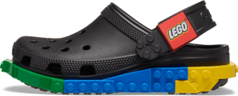 Crocs Adults Classic Clog Lego System Black